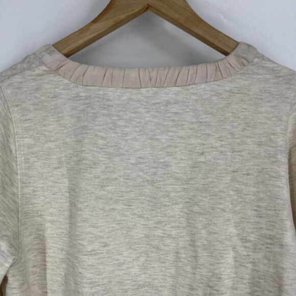 Soft Surroundings Top Size Small Womens Tan Rue Cler Pullover Oatmeal Shirt Knit - Picture 5 of 6